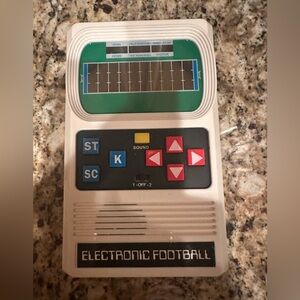 Vintage Electronic Football Game Tested Working 2016